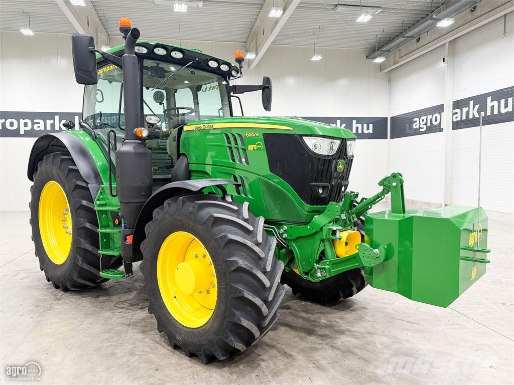 John Deere 6195R DirectDrive 24/24 50 km/h váltó, rugózott hí Traktori