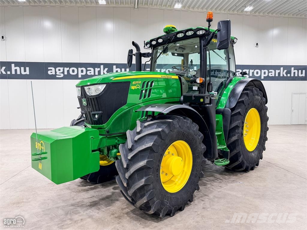 John Deere 6215R AutoPowr IVT 50 km/h váltó, rugózott híd, ru Traktori