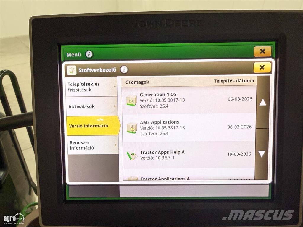 John Deere 6215R AutoQuad Plus 20/20 50 km/h váltó, rugózott  Traktori