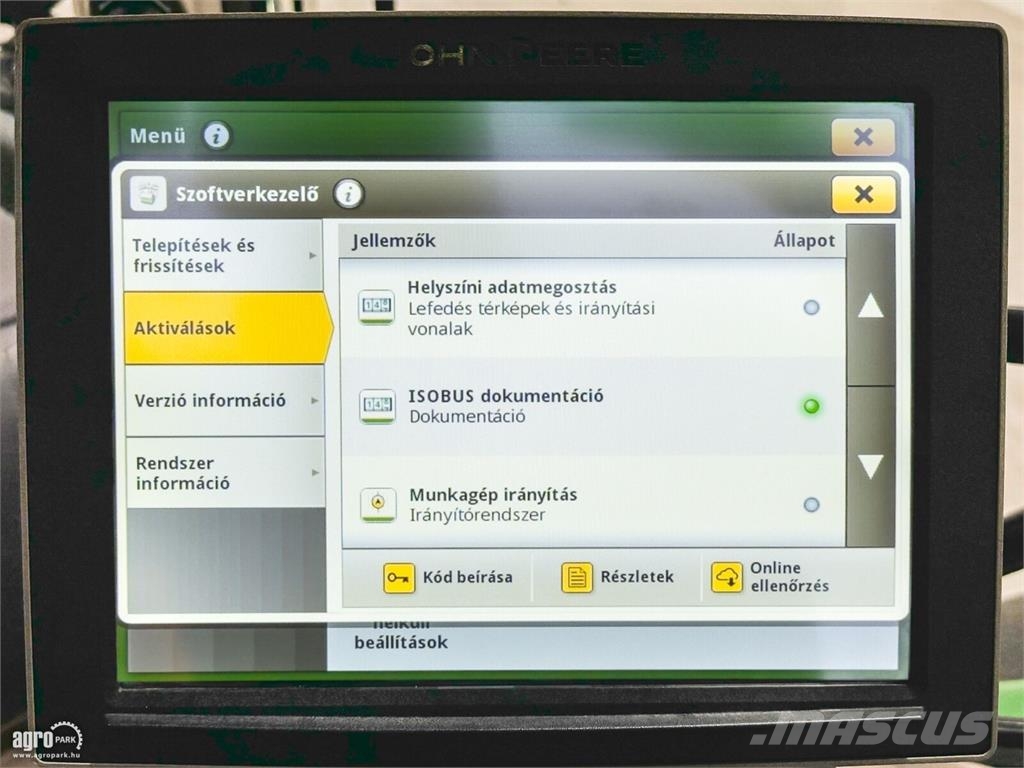 John Deere 6215R DirectDrive Eco 24/24 50 km/h váltó, rugózot Traktori