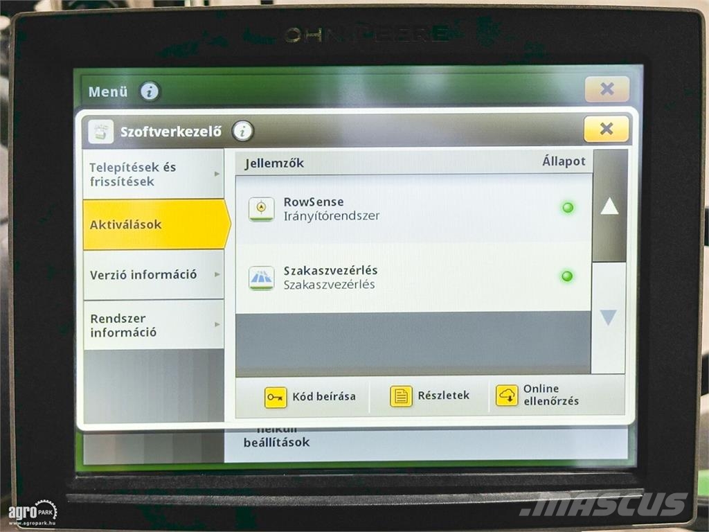 John Deere 6215R DirectDrive Eco 24/24 50 km/h váltó, rugózot Traktori