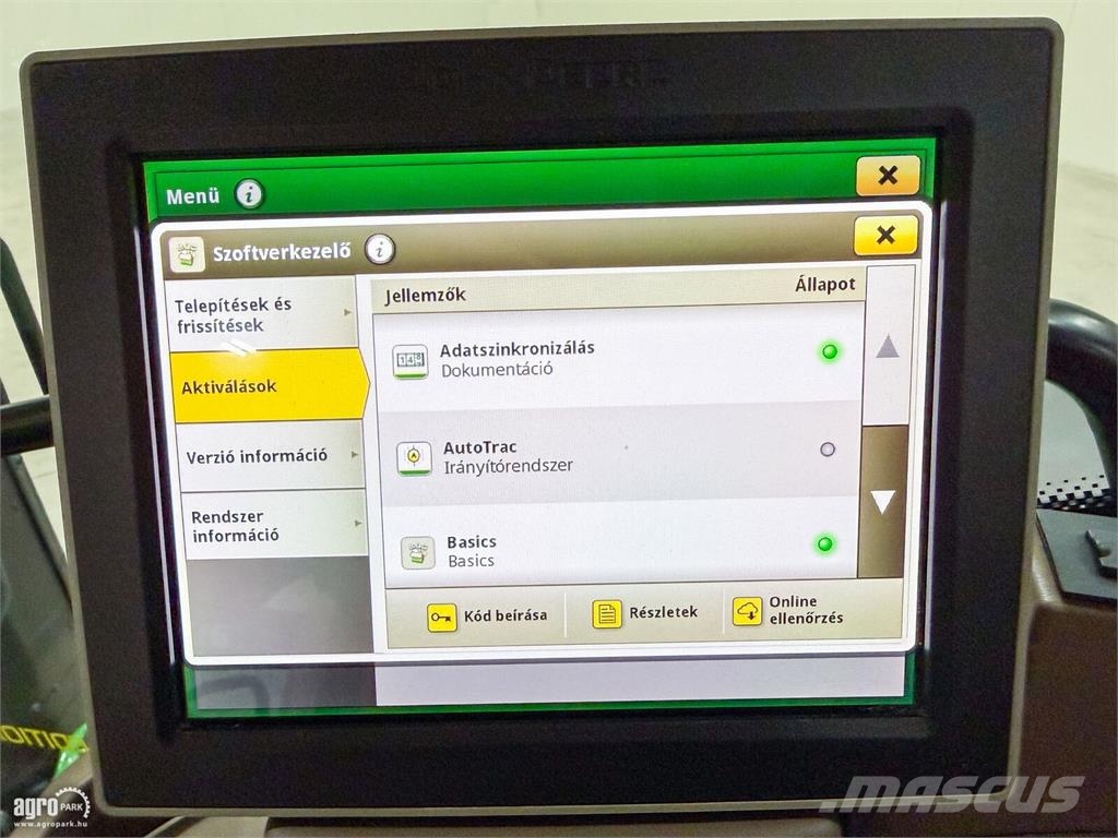 John Deere 6215R traktor, AutoQuad 50 km/h, full RTK, TLS, fü Traktori