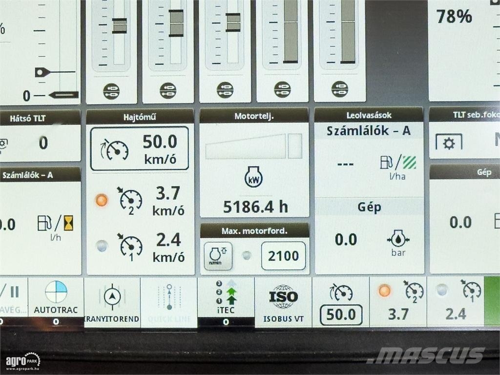 John Deere 6250R AutoPowr IVT 50 km/h, rugózott híd, rugózott Traktori