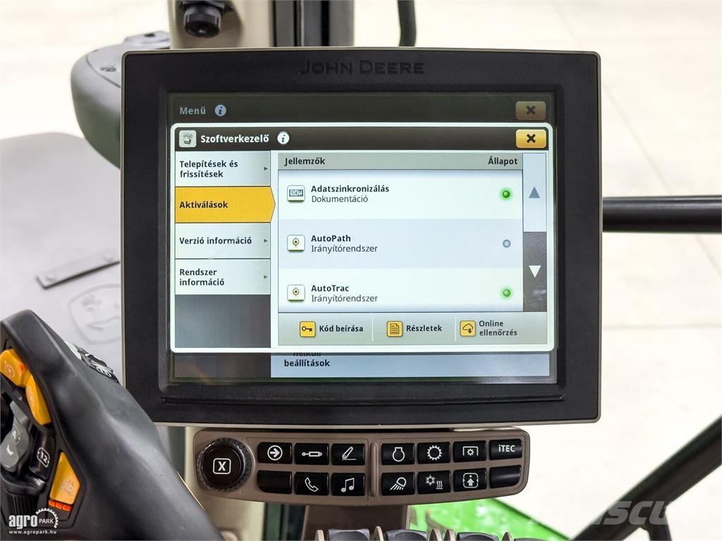 John Deere 6250R AutoPowr IVT 50 km/h, rugózott híd, rugózott Traktori