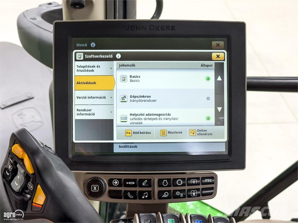 John Deere 6250R AutoPowr IVT 50 km/h, rugózott híd, rugózott Traktori
