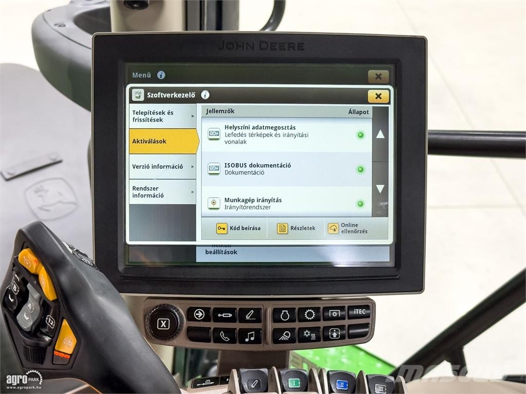 John Deere 6250R AutoPowr IVT 50 km/h, rugózott híd, rugózott Traktori