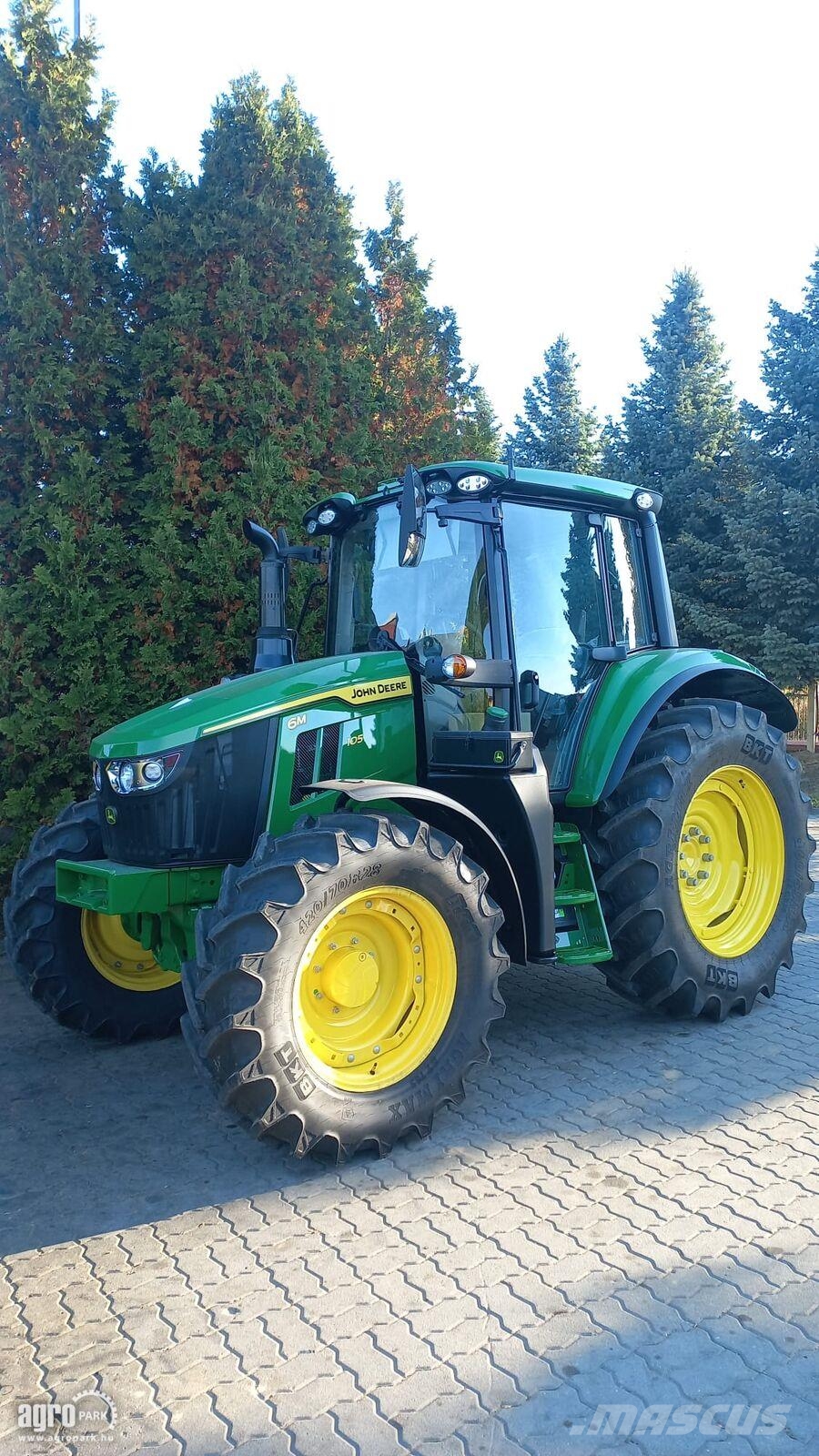 John Deere 6M 105 AutoQuad Plus Eco 24/24 40 km/h váltó, rugó Traktoren
