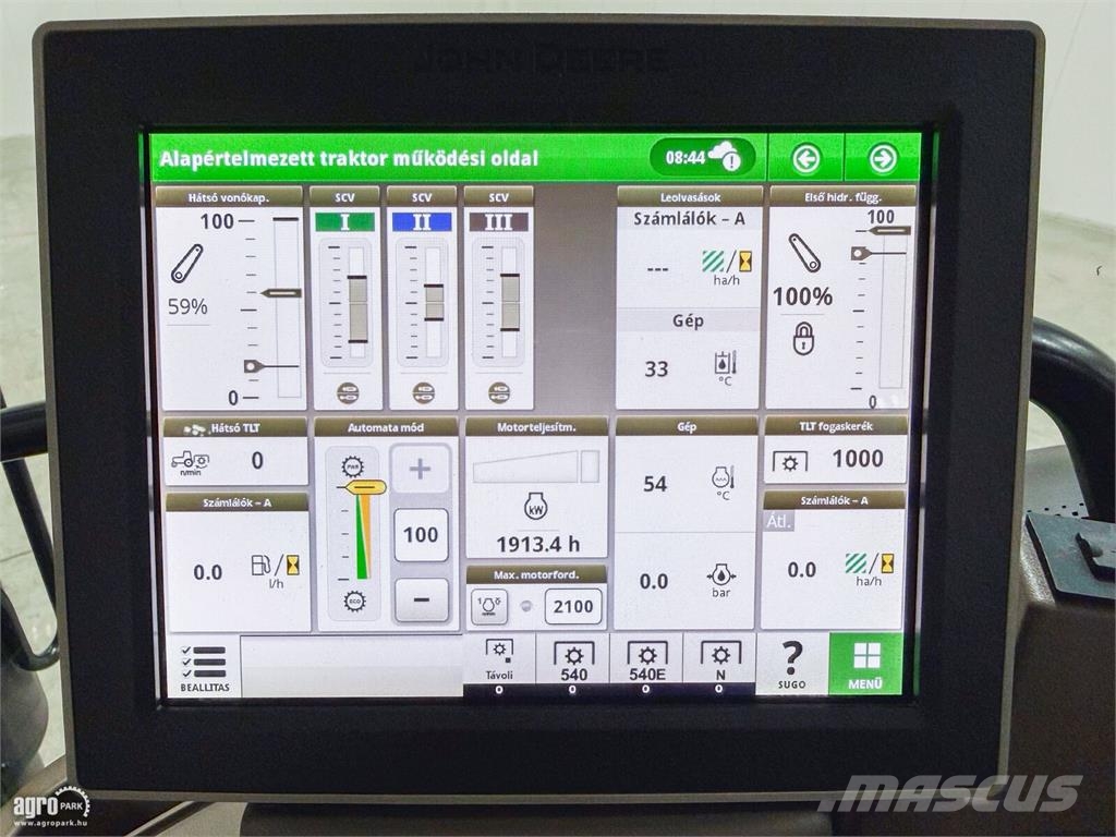 John Deere 6R 130 AutoQuad Plus 24/24 50 km/h, rugózott híd, Трактора