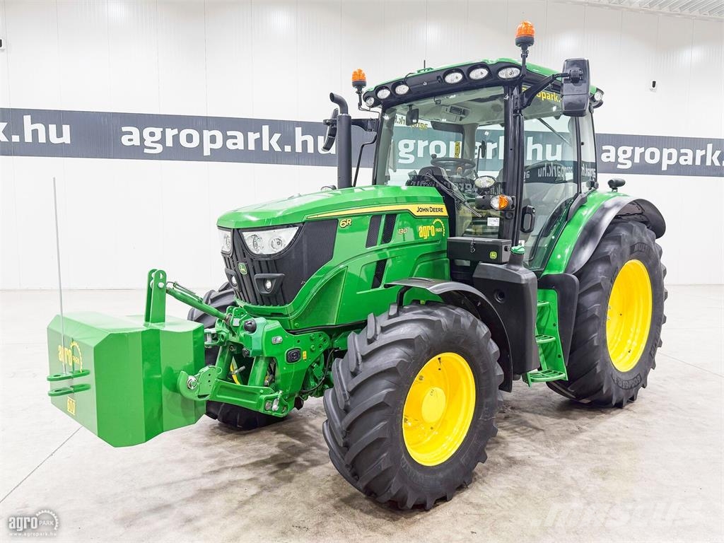 John Deere 6R 130 AutoQuad Plus 24/24 50 km/h, rugózott híd, Трактора