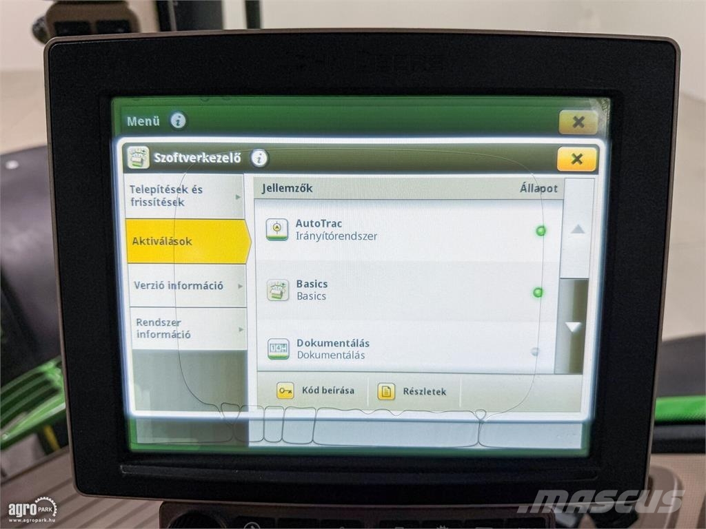 John Deere 7230R e23 Powershift 40 km/h, rugózott híd, Active الجرارات