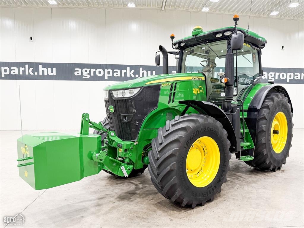 John Deere 7230R e23 Powershift 40 km/h, rugózott híd, Active الجرارات