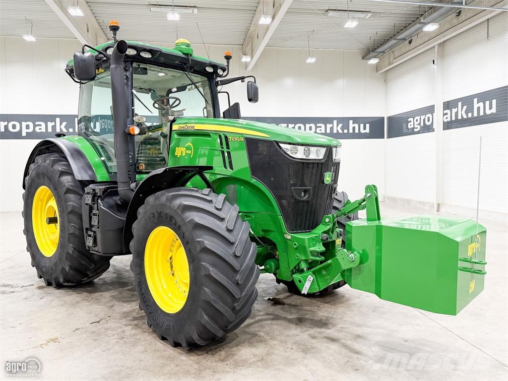 John Deere 7230R e23 Powershift 40 km/h, rugózott híd, Active الجرارات