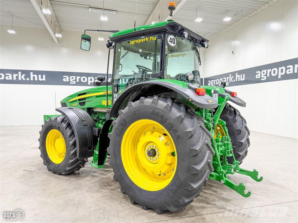 John Deere 7830 AutoQuad Eco 20/20 40 km/h váltó, TLS rugózot Traktoriai