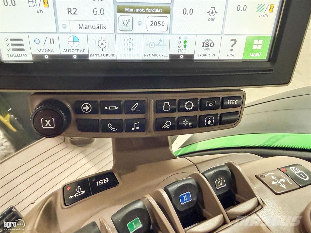 John Deere 8400R e23 Powershift 50 km/h váltó, rugózott híd, Трактора