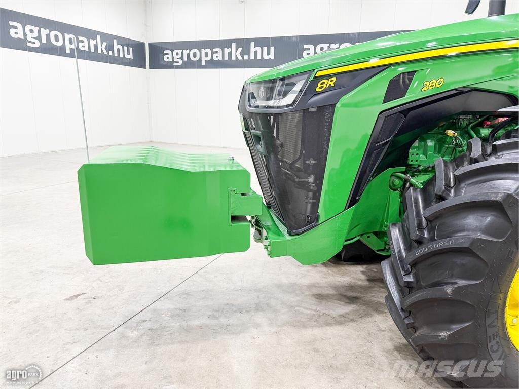 John Deere 8R 280 e23 Powershift 50 km/h váltó, rugózott híd, Traktoren