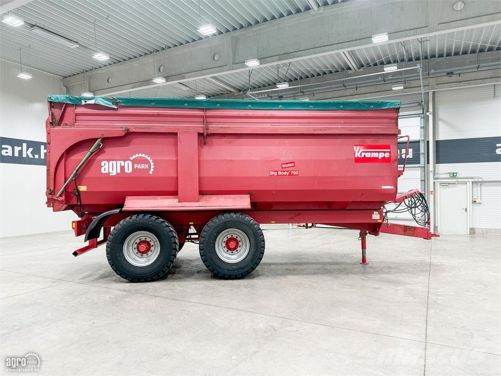 Krampe BigBody 700 22 tonna teherbírás, 32,8 m3, 2 tengel Bañeras