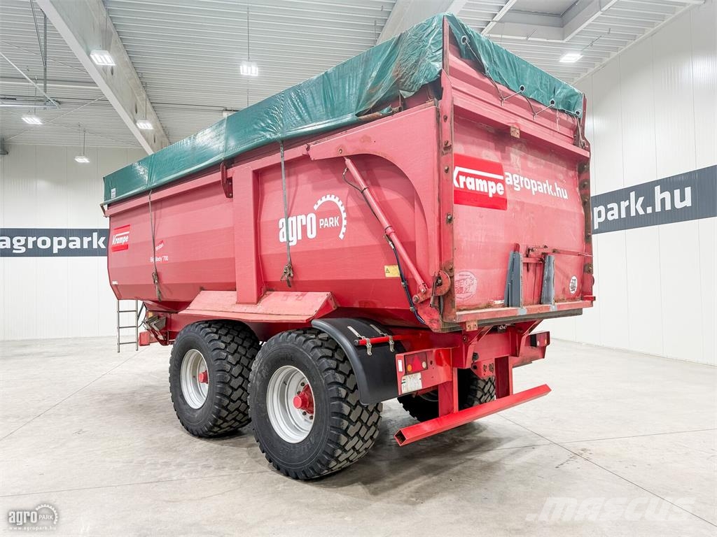 Krampe BigBody 700 22 tonna teherbírás, 32,8 m3, 2 tengel Bañeras