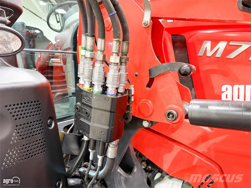 Kubota M7152 54/27 Powershift 50 km/h, rugózott híd, rugó الجرارات