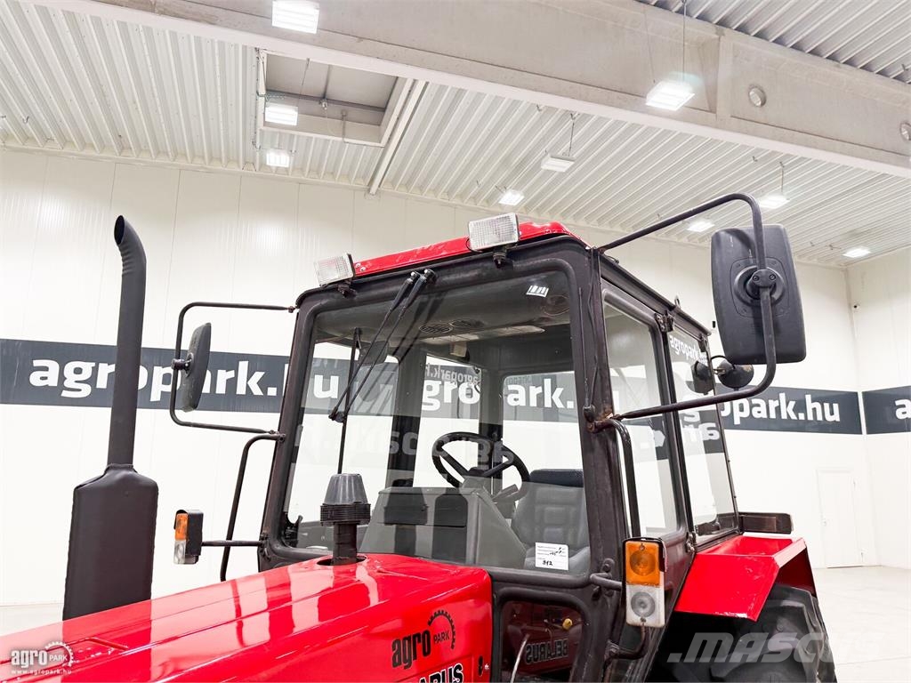 MTZ 820.2 egyenes híd, piros rendszám, 18.600 kg vonta Traktori