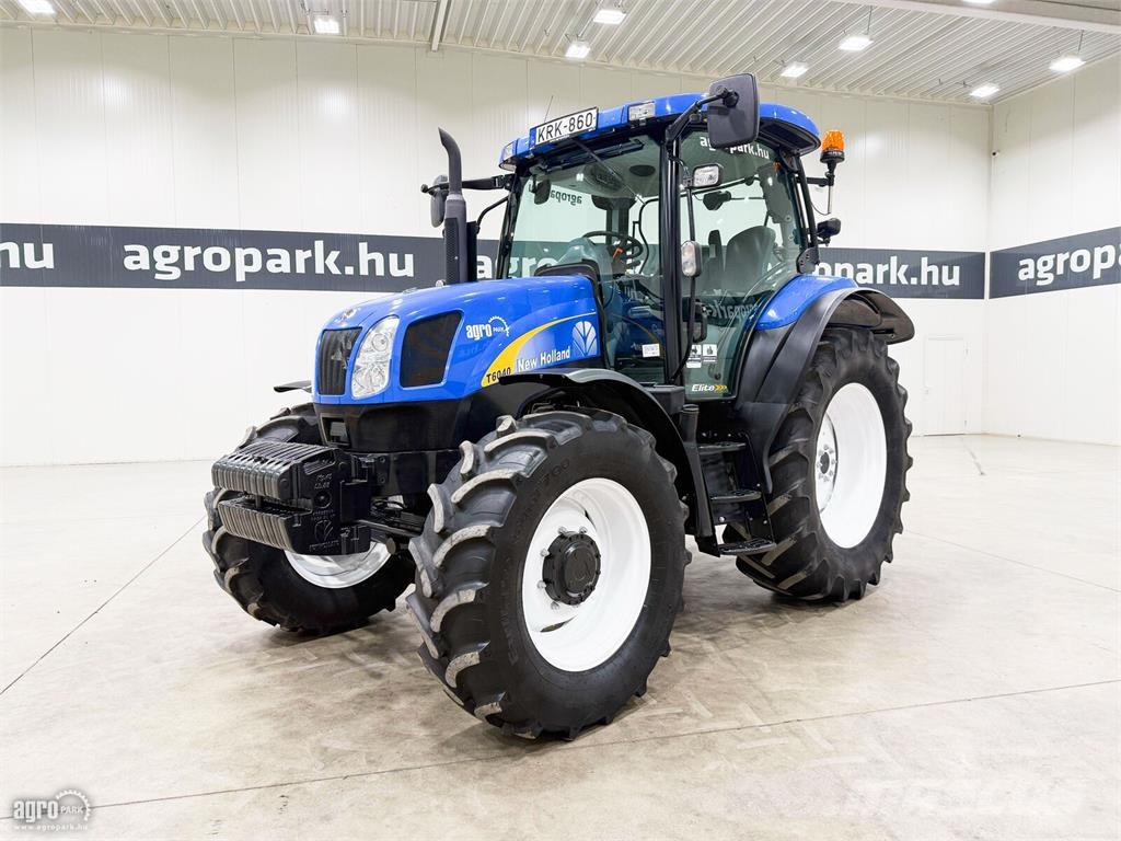 New Holland T6040 Elite 17/16 Electro Command, rugózott híd, r Traktory