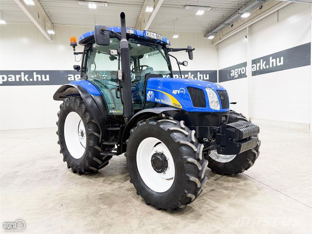 New Holland T6040 Elite 17/16 Electro Command, rugózott híd, r Traktory