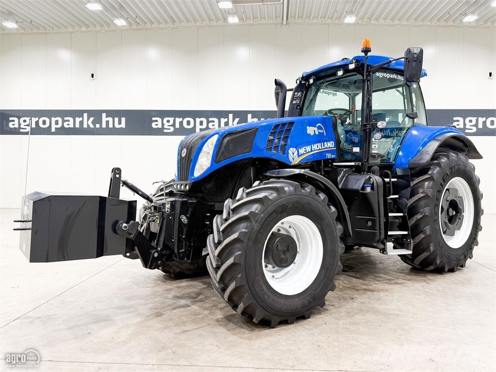 New Holland T8.360 19/4 Eco 40 km/h váltó, rugózott híd, rugóz Traktorok