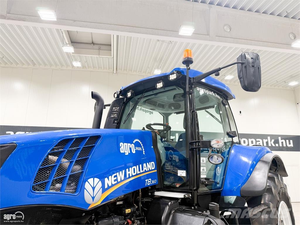 New Holland T8.360 19/4 Eco 40 km/h váltó, rugózott híd, rugóz Traktorok