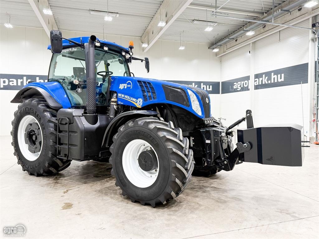 New Holland T8.360 19/4 Eco 40 km/h váltó, rugózott híd, rugóz Traktorok