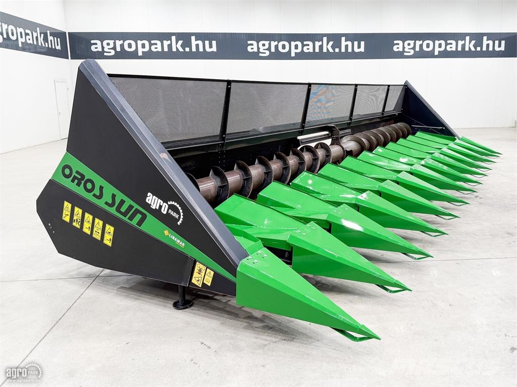 Oros Sun 12R 12 soros napraforgó vágóasztal, John Deere رؤوس الحصادات الدراسات