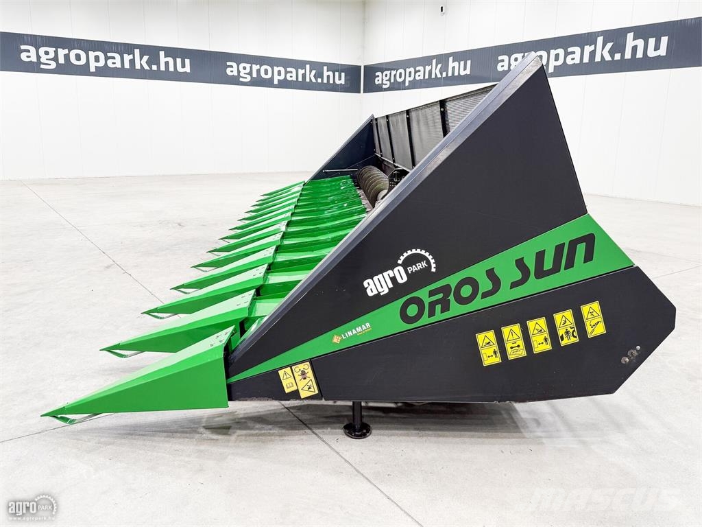 Oros Sun 12R 12 soros napraforgó vágóasztal, John Deere رؤوس الحصادات الدراسات