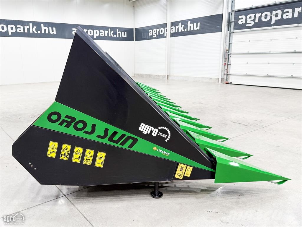 Oros Sun 12R 12 soros napraforgó vágóasztal, John Deere رؤوس الحصادات الدراسات