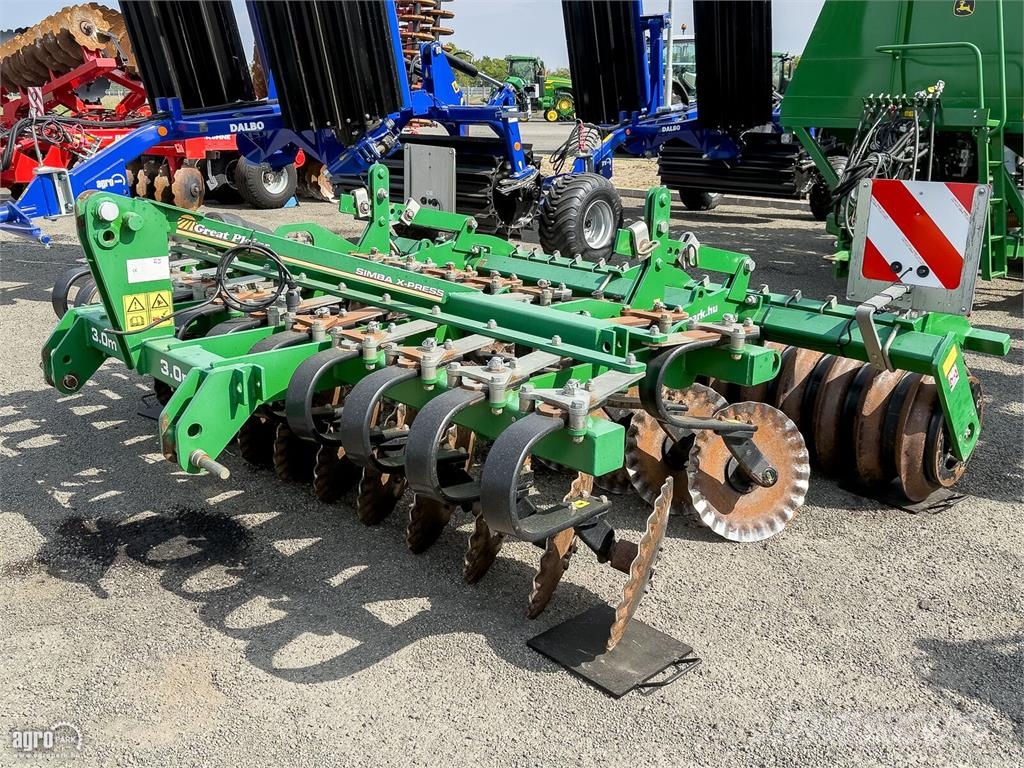 Simba X-Press 3.0 3 m függesztett rövidtárcsa, 2 tárcsas زحافات ساحقة