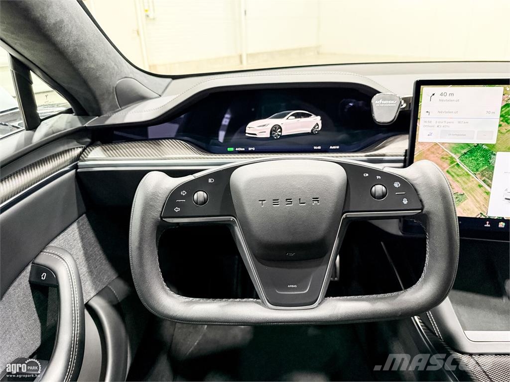 Tesla Model S Plaid sérülésmentes, gyári garanciás, 1020 Автомобілі
