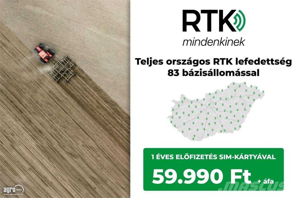 ÚJ RTKmindenkinek 1 éves RTK előfizetés 1 éves RTK GPS