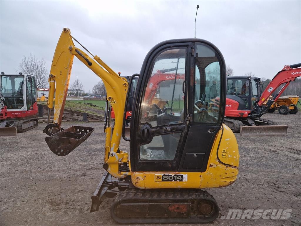 JCB 8014 حفارات صغيرة أقل من 7 طن (حفارات صغيرة)