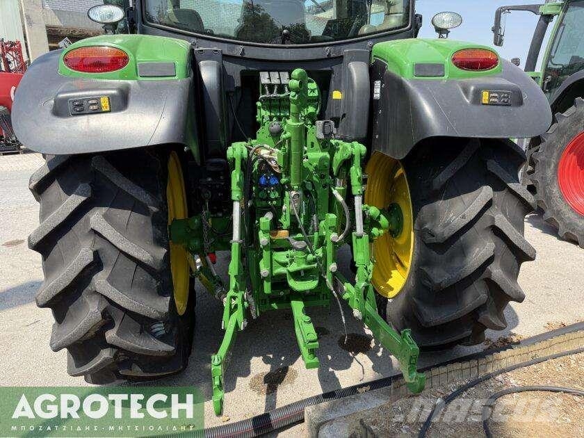 John Deere 6120R + 643R الجرارات