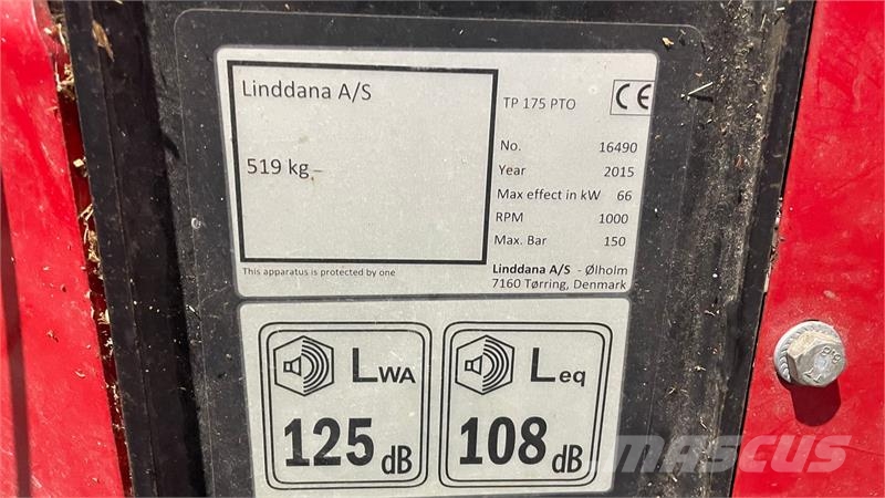 TP 175 PTO PTO omdr vagt Wood chippers