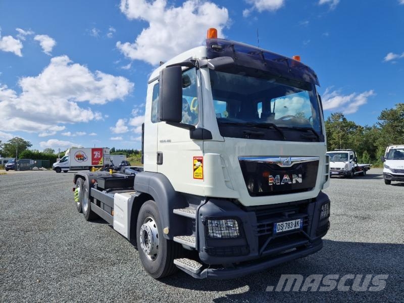 MAN TGS 26.400 Cable lift demountable trucks