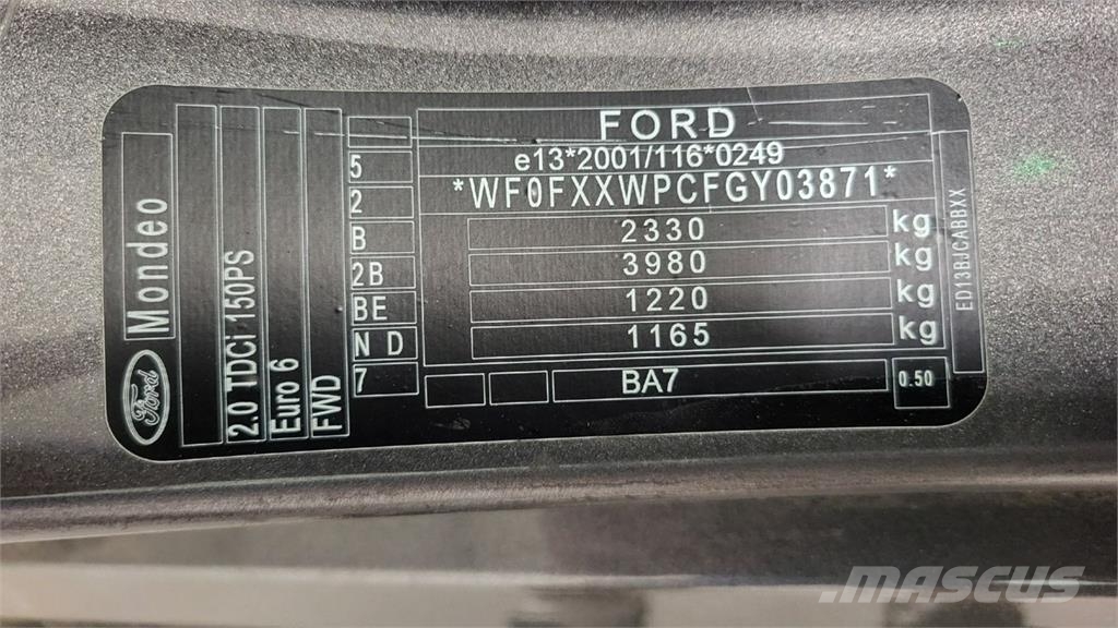 Ford Mondeo 汽車