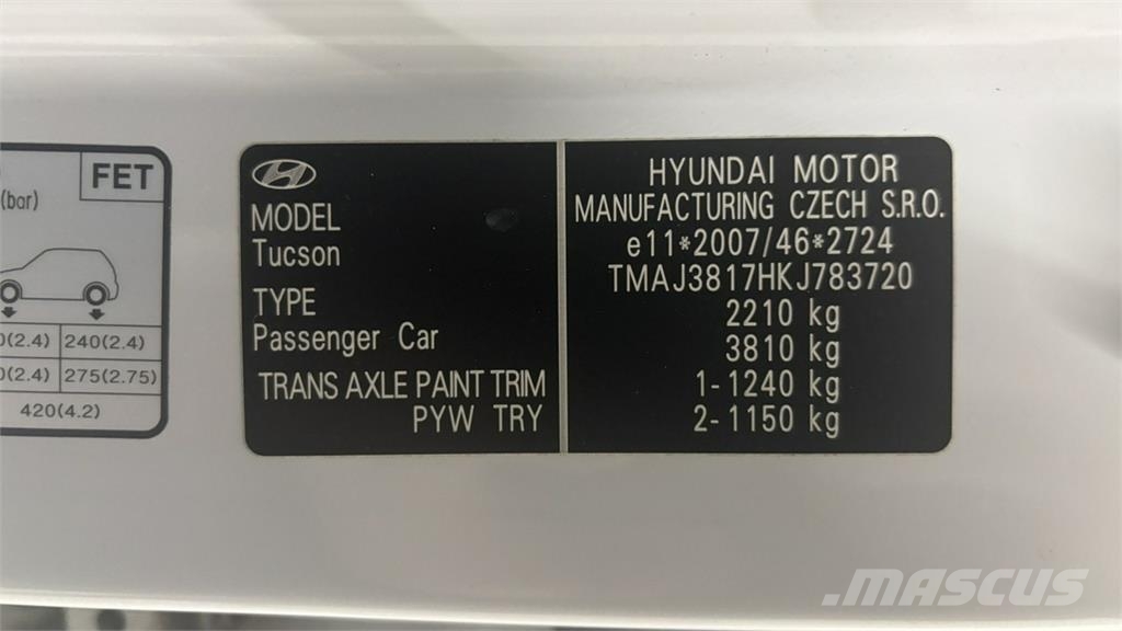 Hyundai Tucson Personbiler
