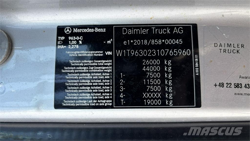 Mercedes-Benz Actros Otros camiones
