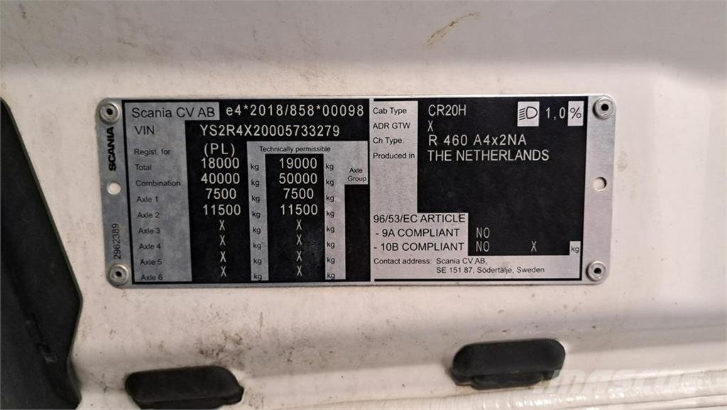 Scania R460 Τράκτορες