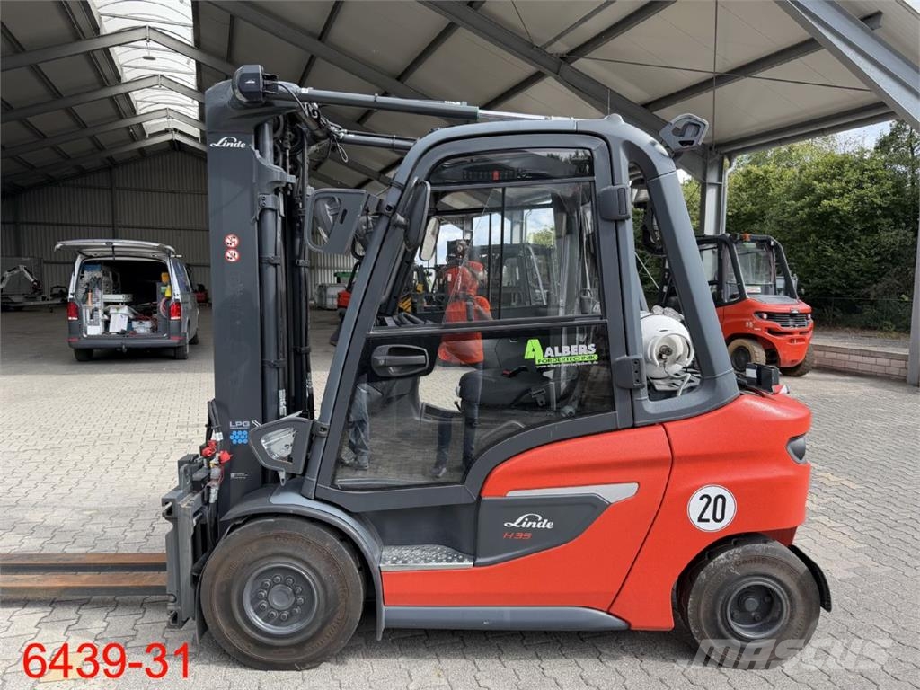 Linde H 35 T 01 LPG heftrucks