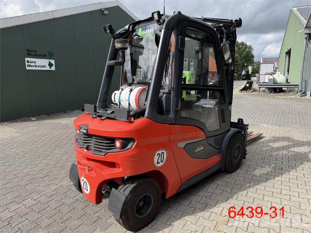 Linde H 35 T 01 LPG heftrucks