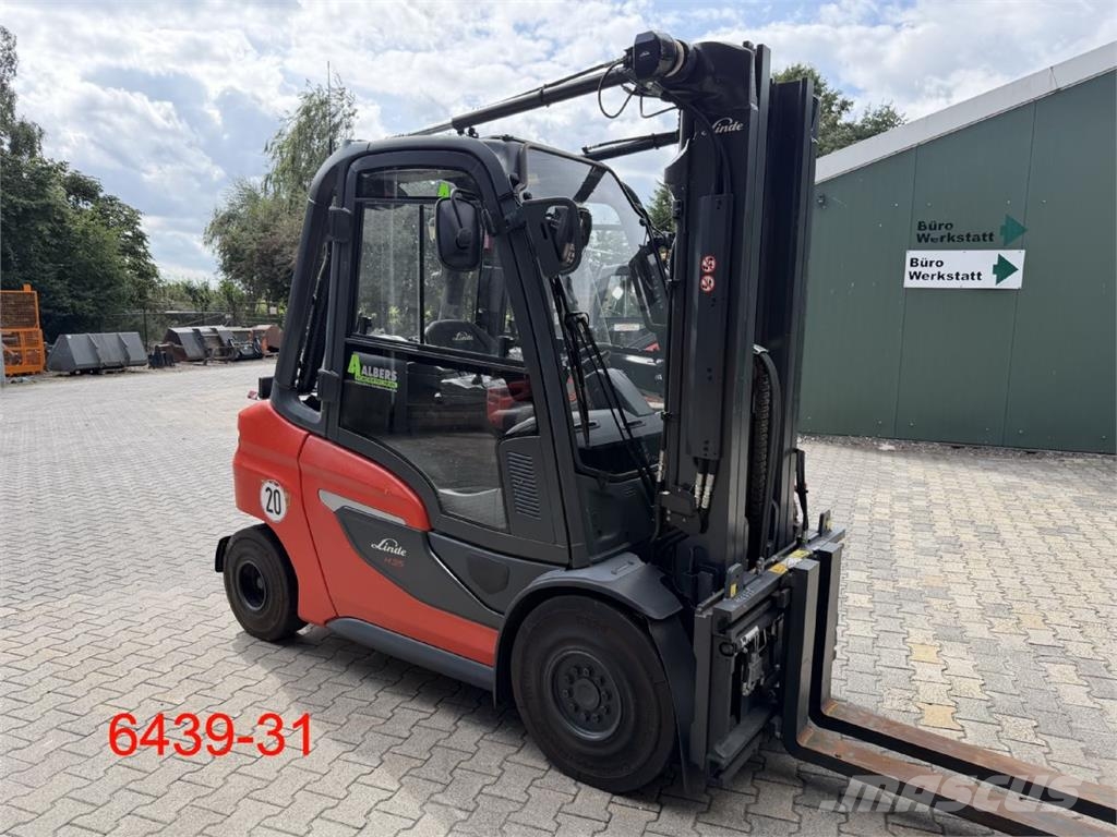 Linde H 35 T 01 LPG heftrucks