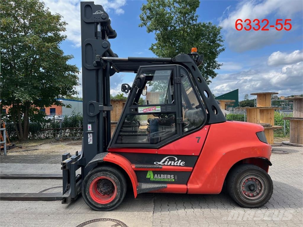 Linde H 80 D 02 900 Diesel forklifts