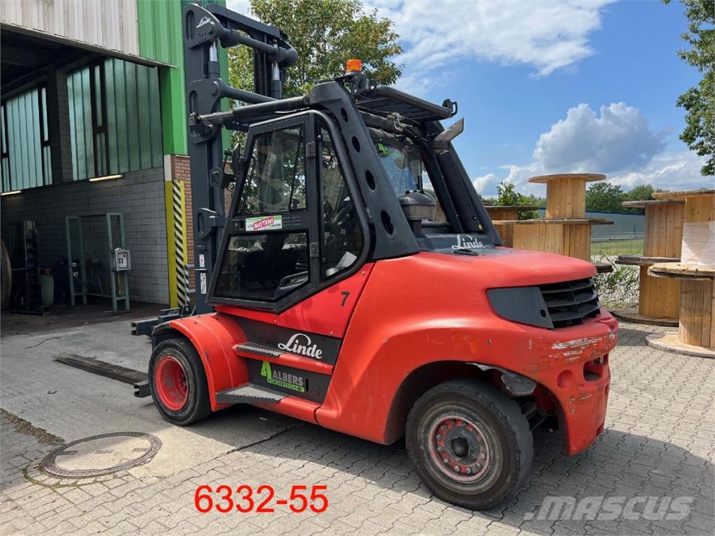 Linde H 80 D 02 900 Diesel forklifts