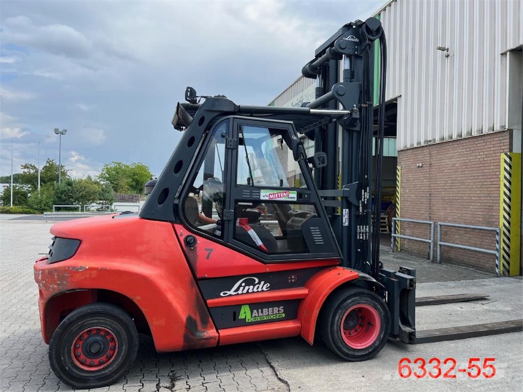 Linde H 80 D 02 900 Diesel forklifts