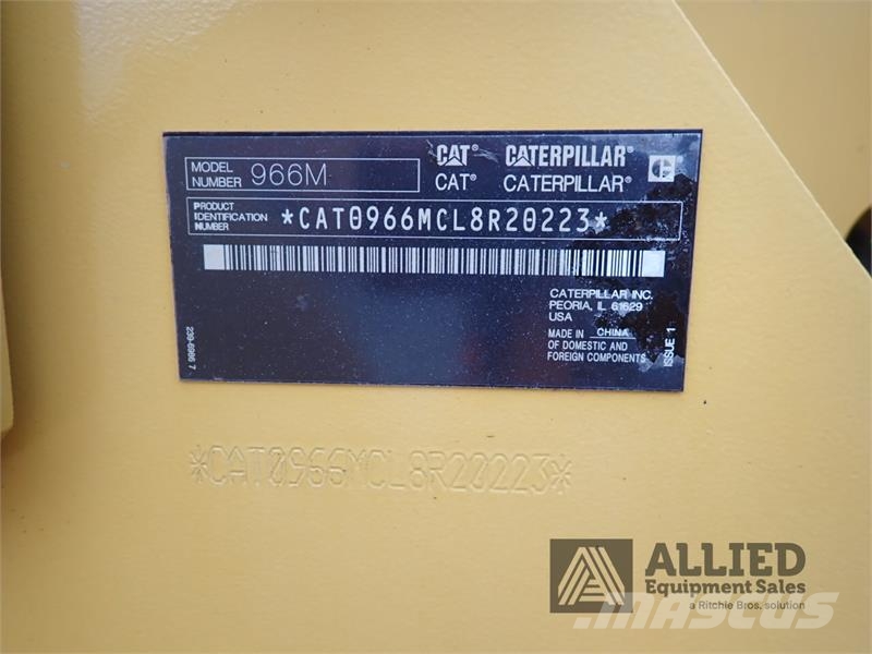 CAT 966M Φορτωτές με λάστιχα (Τροχοφόροι)