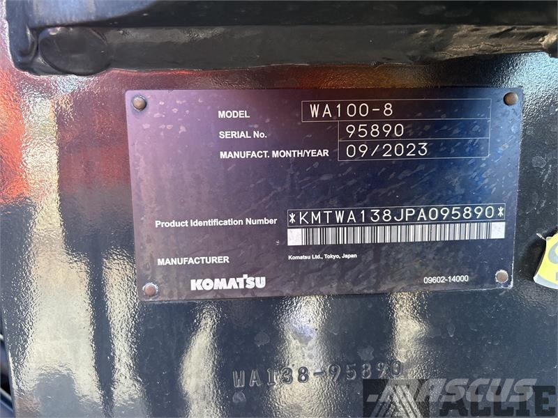 Komatsu WA100-8 Hjullastare
